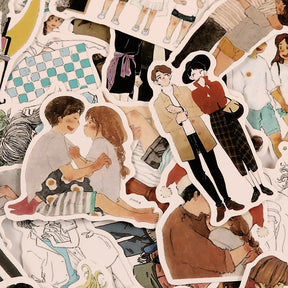 People Couple Vinyl Sticker - Girl, Boy2