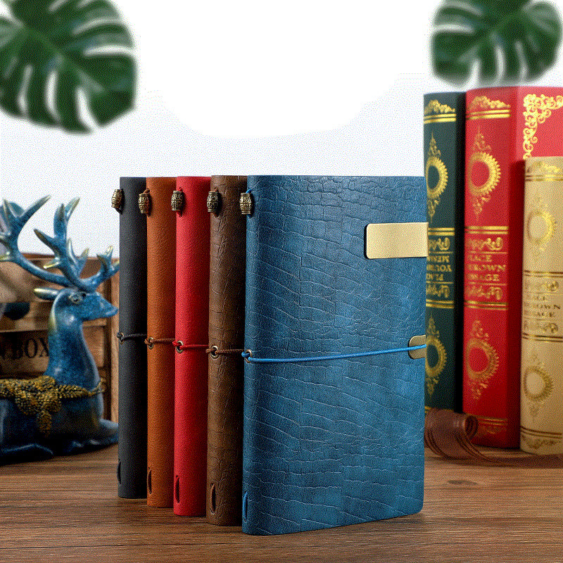 Faux Crocodile Pattern Soft PU Notebook c3