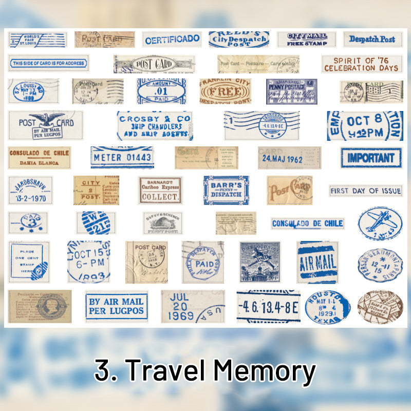 Sticker - Find The Memory Retro Ins Style Sticker Pack