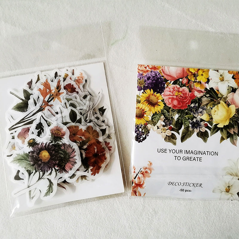 Flower Hand Account Sticker Bag 2