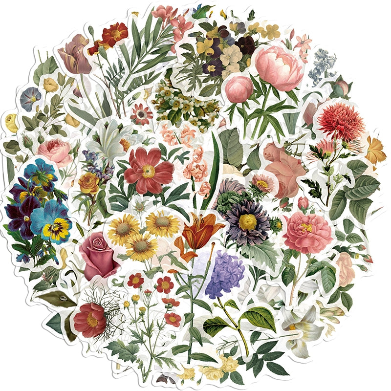 Sticker - Among The Flowers Decorative Washi Sticker