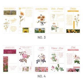 Flower Notes Series Material Paper Notepad 4