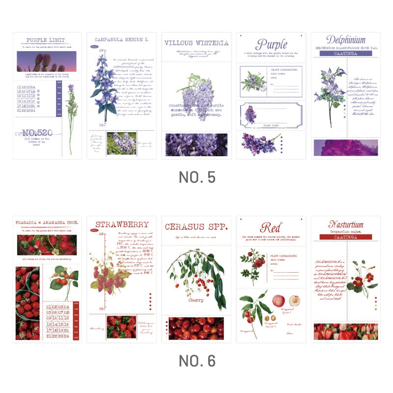 Flower Notes Series Material Paper Notepad sku-1