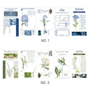 Flower Notes Series Material Paper Notepad sku-3