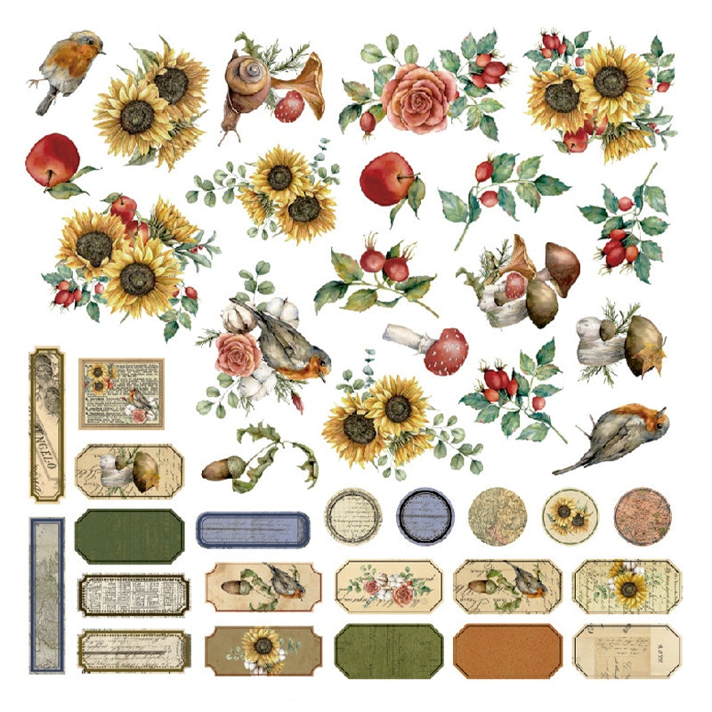Flowers And Snails Hand Tent Material Bag 2