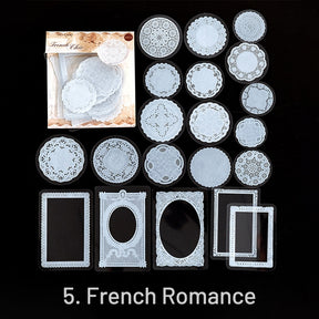 French Romance Retro Image Collection Sticker Pack - Journal - Stamprints