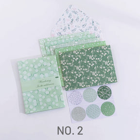 Full Mountain Flower Field Series Tyra Paper Envelope - Stamprints 5
