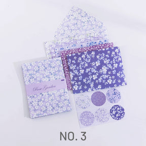 Full Mountain Flower Field Series Tyra Paper Envelope - Stamprints 6