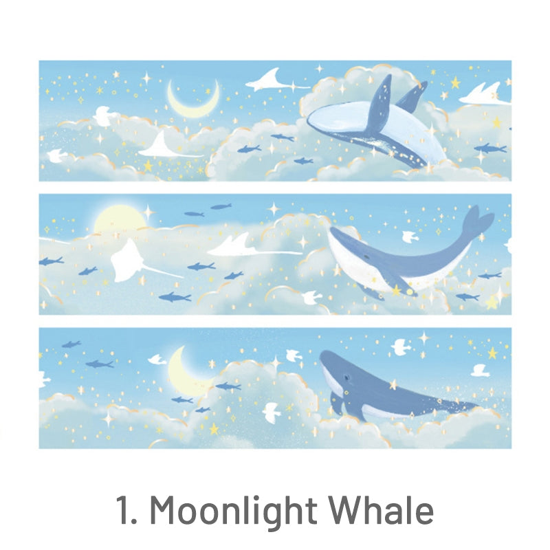 Galaxy Night Song Series Tape Journal Stamprints 4