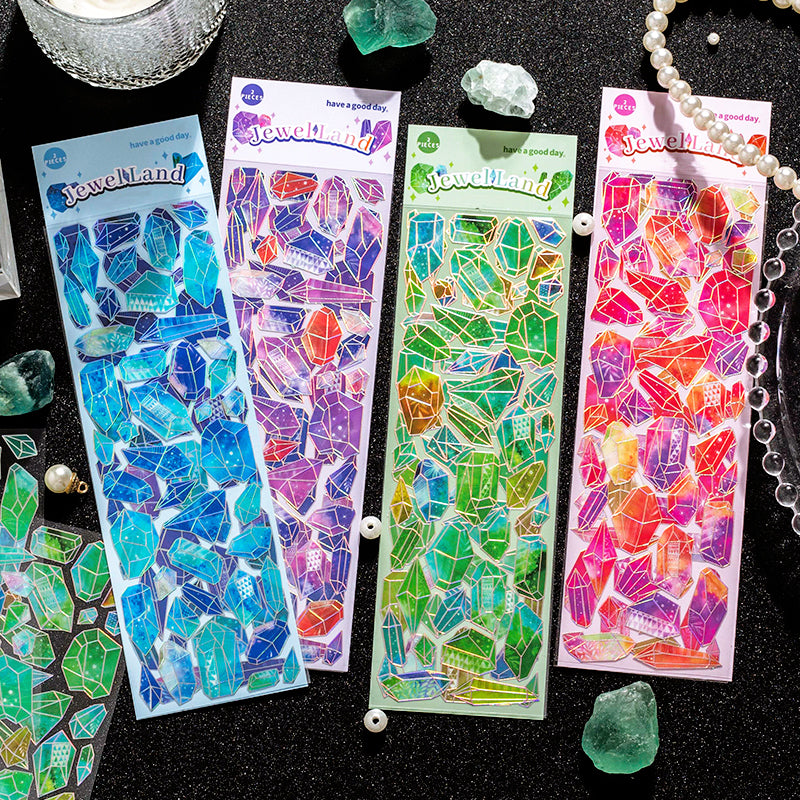 Gem Paradise 3D Holographic Polyethylene Terephthalate Sticker ...