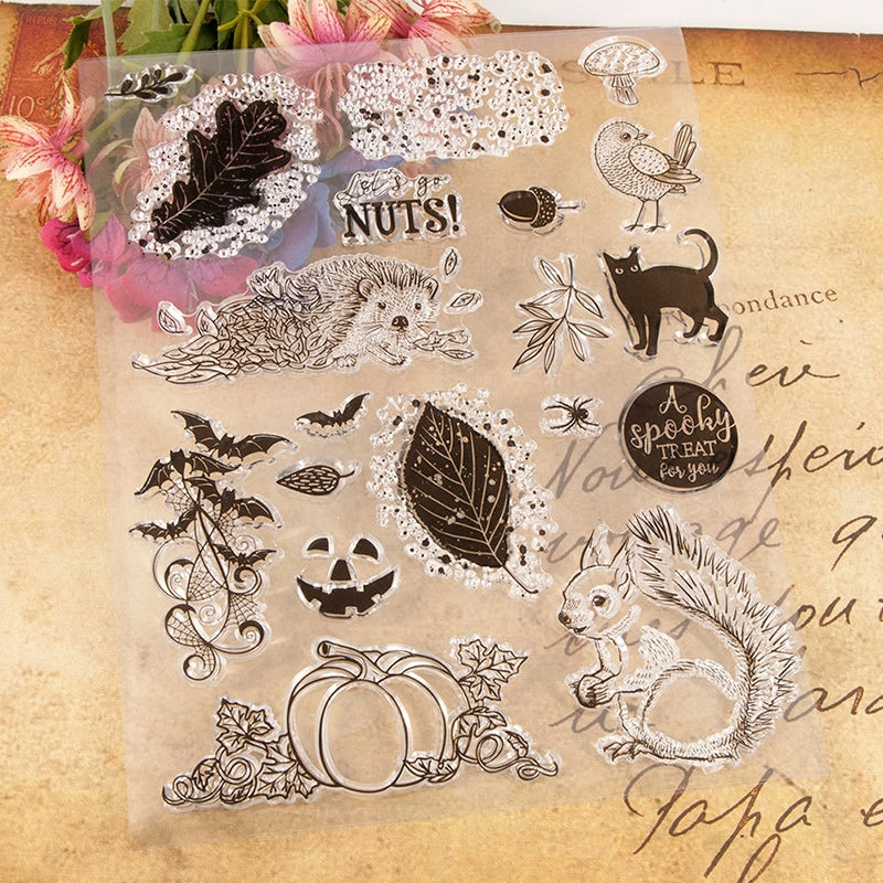Halloween DIY Transparent Rubber Stamp 5