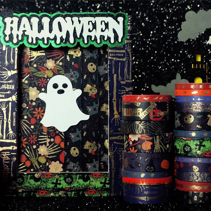 Halloween Gold Foil Washi Tape Set 2