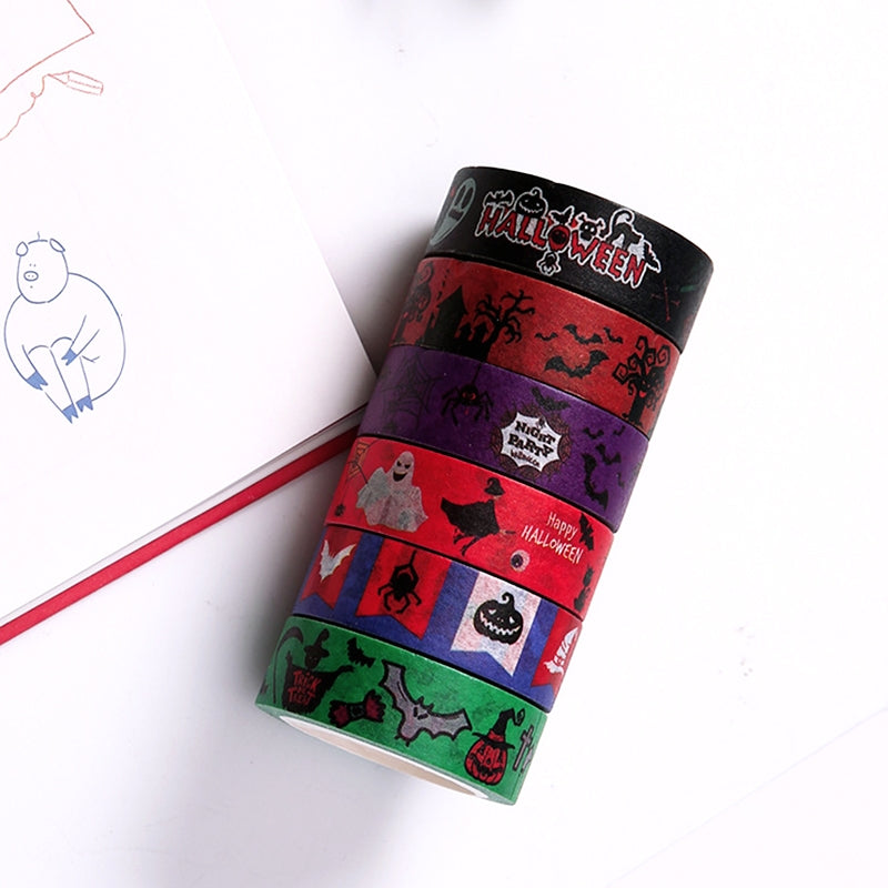 Halloween Mini Cartoon Washi Tape Set 1