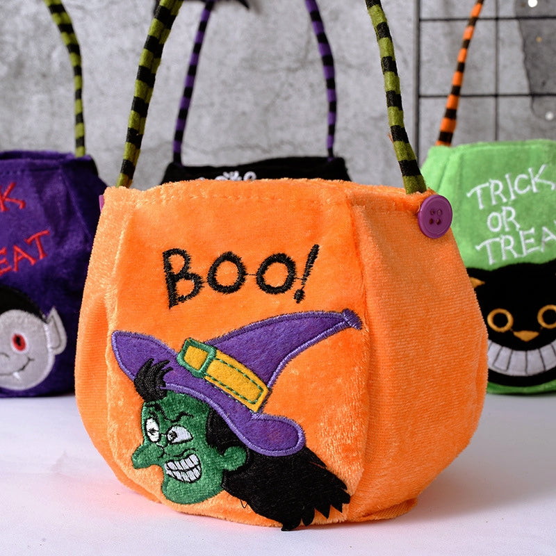 Halloween Party Velvet Candy Bag Gift Bag 