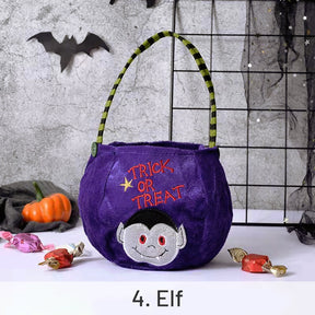 Halloween Party Velvet Candy Gift Bag - Elf