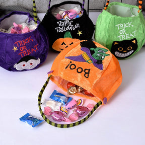 Halloween Party Velvet Candy Gift Bag 