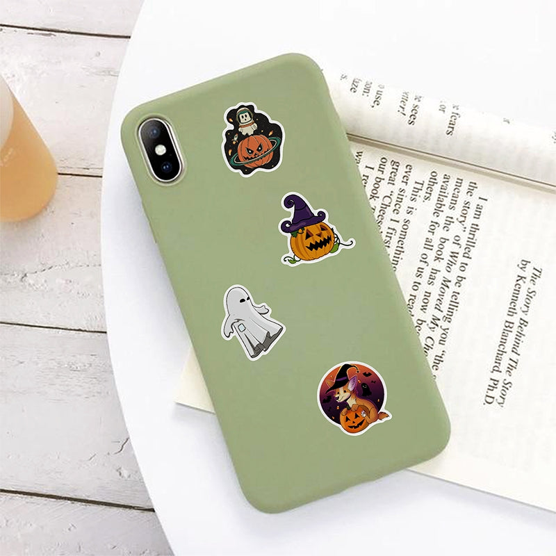 Halloween Pumpkin Cartoon Doodle Vinyl Stickers （100 Pcs）5