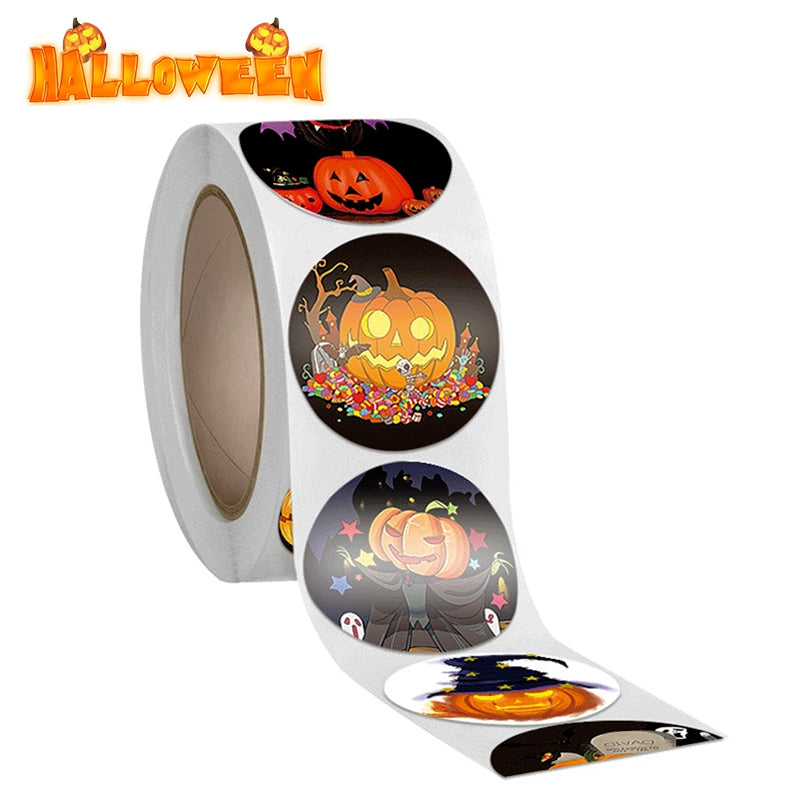 Halloween Pumpkin Foil Stamping Stickers 1