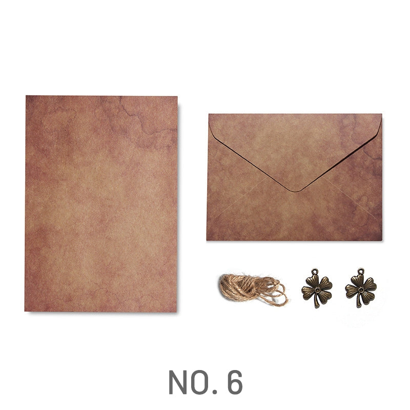  Vintage Stationary Paper and Envelopes Set, Writing Stationery  Paper Letter and Envelopes Includes Sheets Antique Letter Papers, Kraft  Envelopes, Retro Accessories, Rope (120) : Office Products