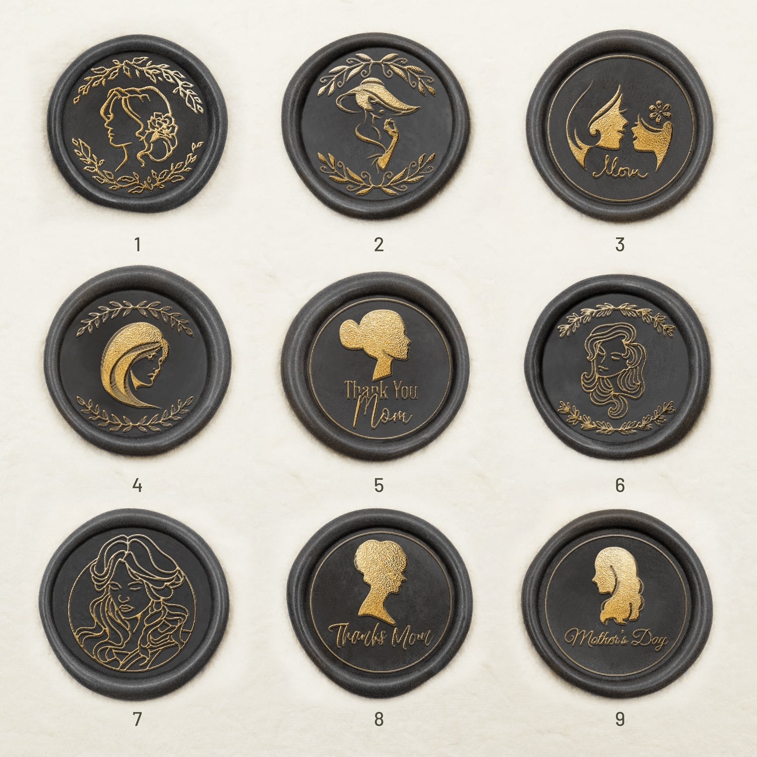 Happy Mother's Day Wax Seal Stamps-5