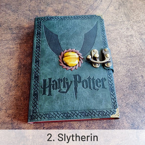 Harry Potter HP Wizard Magic Gold Snitch Retro Kraft Notebook9
