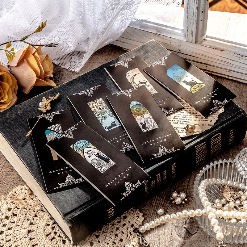 Helia Black Cat PET Bookmark a