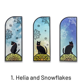 Helia Black Cat PET Bookmark sku-1