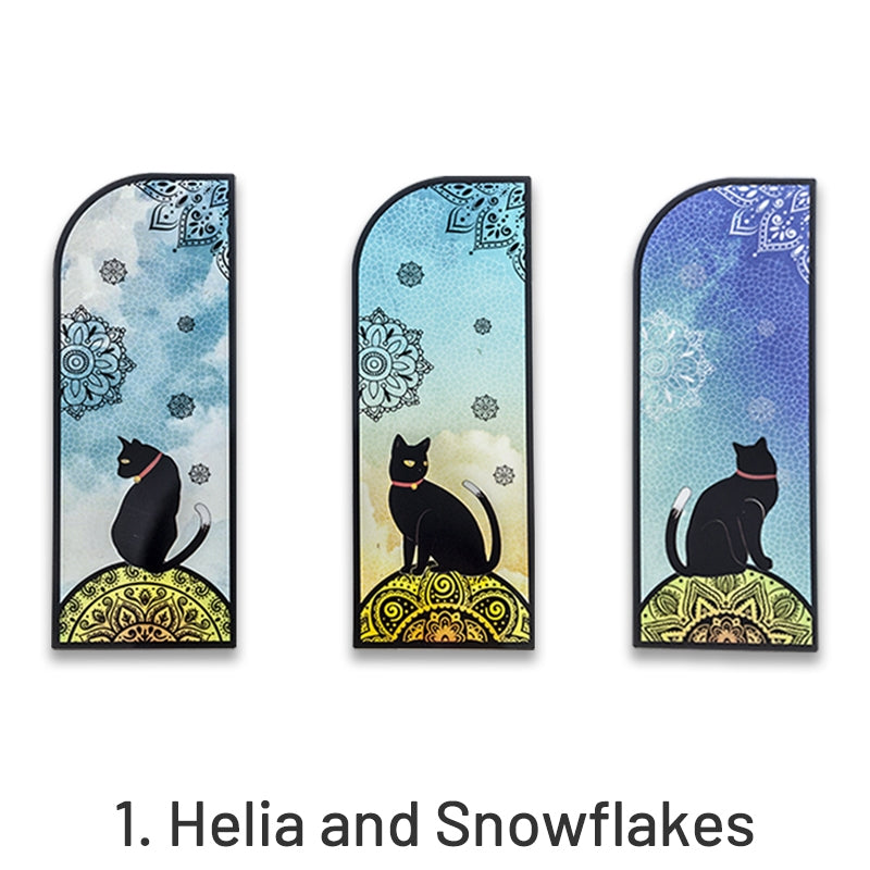 Helia Black Cat PET Bookmark sku-1