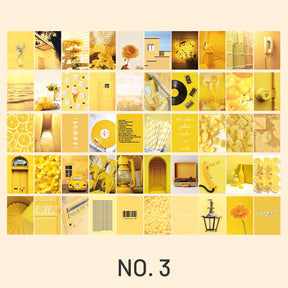 Yellow-Travel Scenic Photo Washi Paper Book