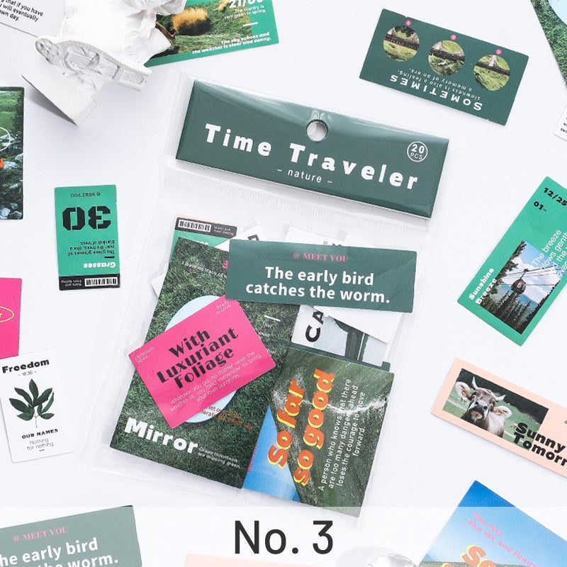 Forest-Travel Photo Stickers - Forest, Islands, Food