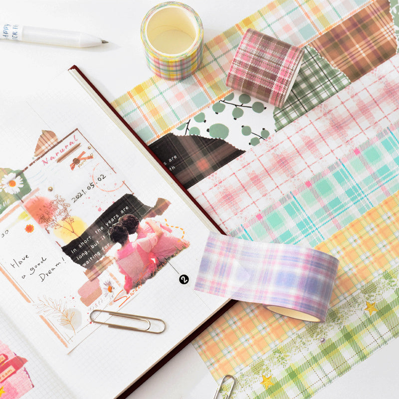 JK Uniform Plaid Washi Tape b1