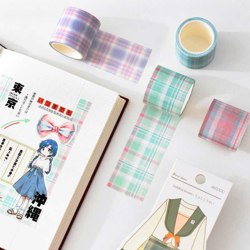 JK Uniform Plaid Washi Tape sku-4