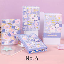 Kawaii Cartoon Girl Soft Cover Diary Notebook Set sku-4