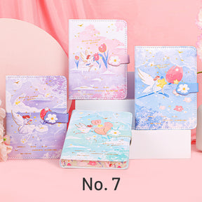 Kawaii Cartoon Girl Soft Cover Diary Notebook Set sku-7