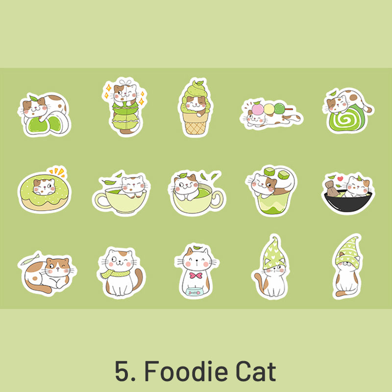 Kitten League Cute Cartoon Pet Decorative Sticker sku-5
