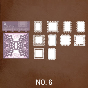 Lace Love Series Material Paper Journal Stamprints 10