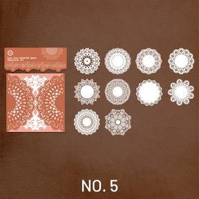 Lace Love Series Material Paper Journal Stamprints 9