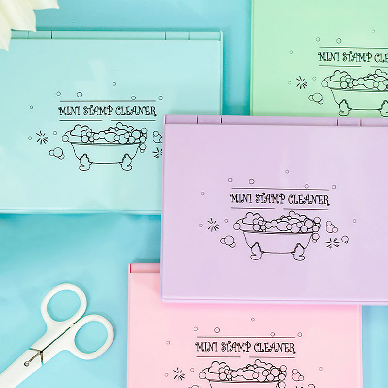 Sticker Mat Cleaner Large Rubber Stamp Cleaning Mat | Easy Ink Removal for Stamping