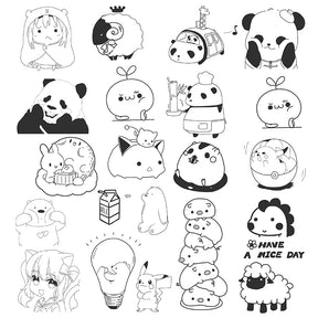 Laser Printing Rubber Stamp Animation Material Paper 2