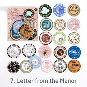 Letter from the Manor Retro Image Collection Sticker Pack - Journal - Stamprints