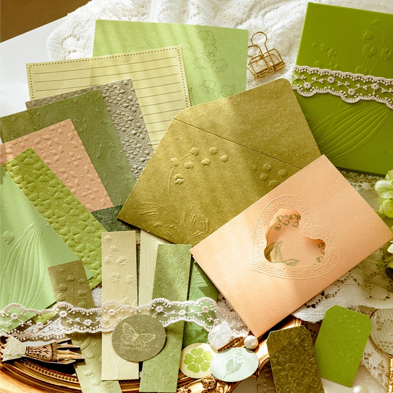 Letterpress 3D Warm Holiday Series Envelope - Stamprints 1