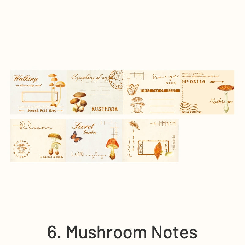 Manor Floral Vintage Plant Tape Note Stickers sku-6