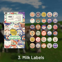 3. Milk Labels