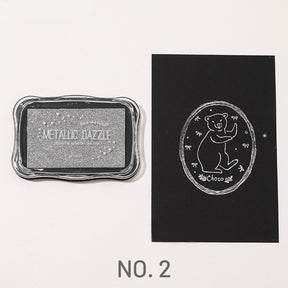 Metallic Large Rubber Stamp Pad - Journal - Stamprints 5