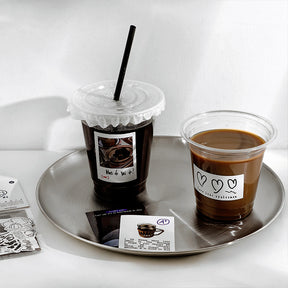 Café-themed Photo and Words Sticker