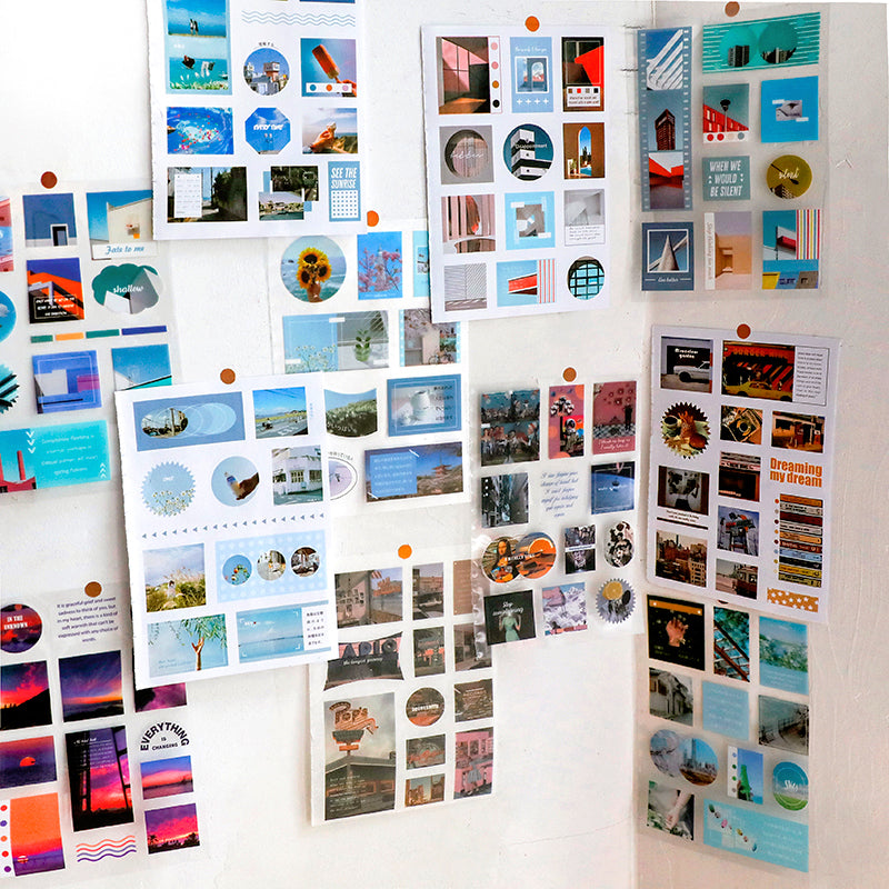 Modern Fashion Magazine Sticker Book b