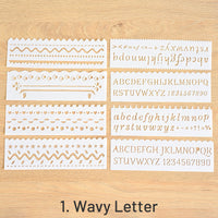 1. Wavy Letter