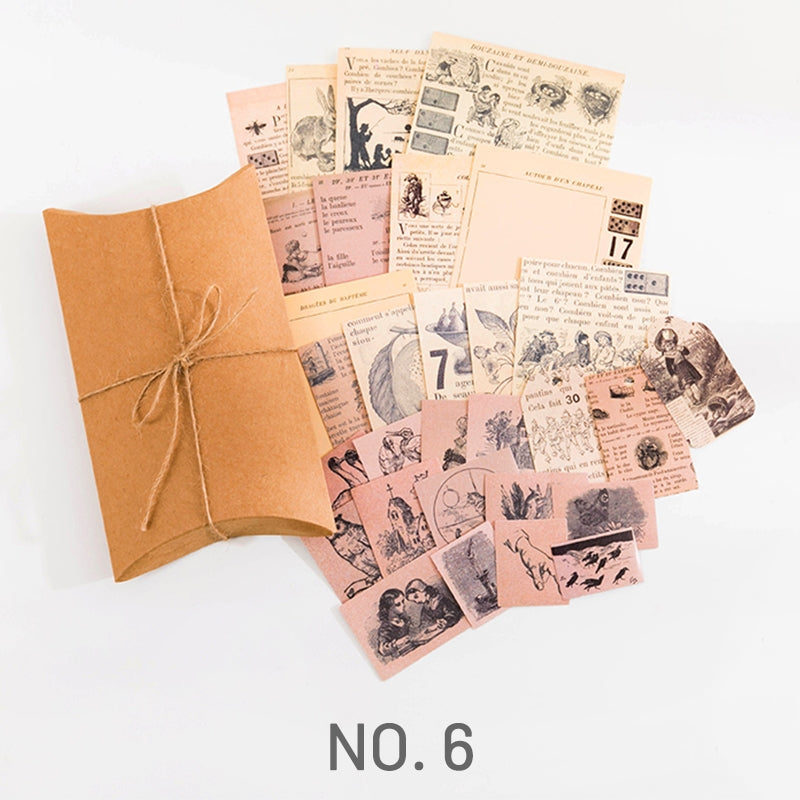 Fairy Tale-Vintage Multi-Material Material Pack - Plant, Fairy Tale, Newspaper, Letter, Manuscript, Experiment