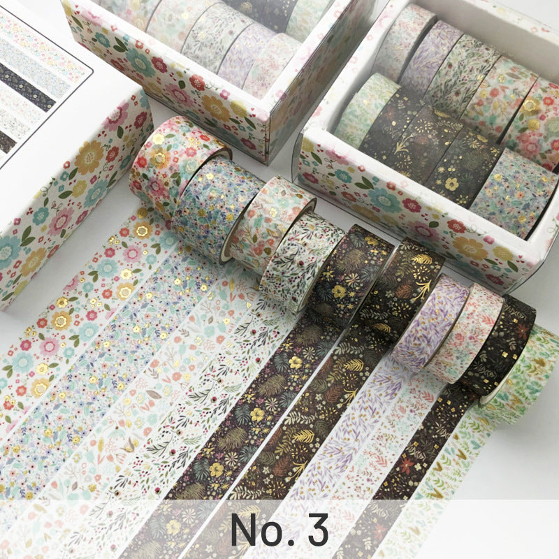 Mysterious World High-Grade Hot Stamping Washi Tape Set
