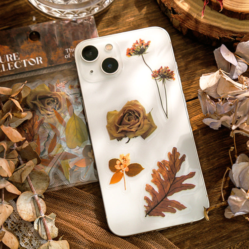 Nature Collector Vintage Botanical Floral Vinyl Sticker Pack b4